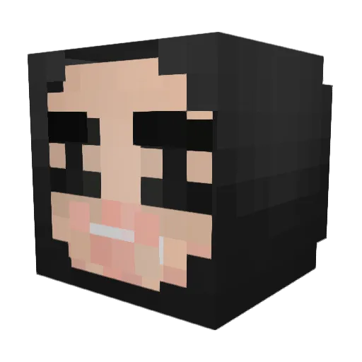 S4lamanderM4n Minecraft avatar head, 3D render