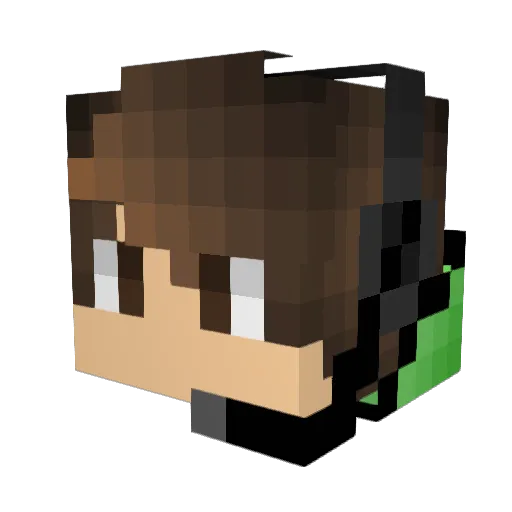S4mpan1 Minecraft avatar head, 3D render