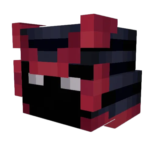 S4murai_77 Minecraft avatar head, 3D render
