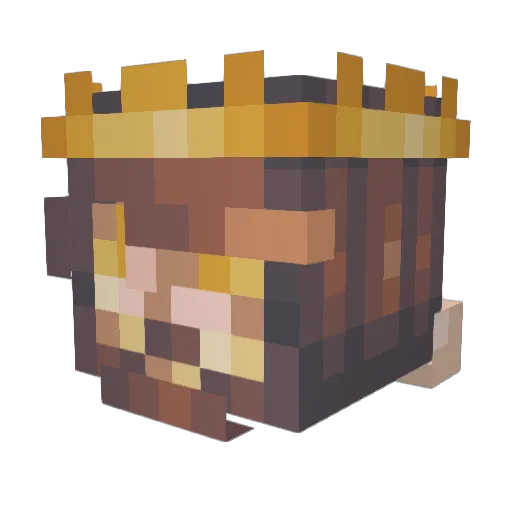 S4perater Minecraft avatar head, 3D render