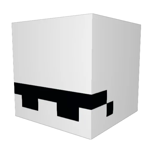 S7NGH Minecraft avatar head, 3D render