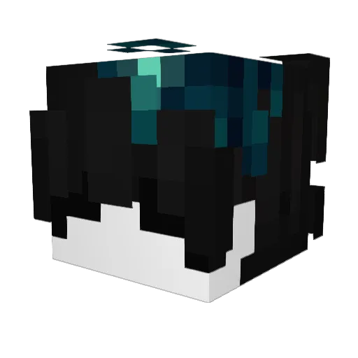 S7TT Minecraft avatar head, 3D render