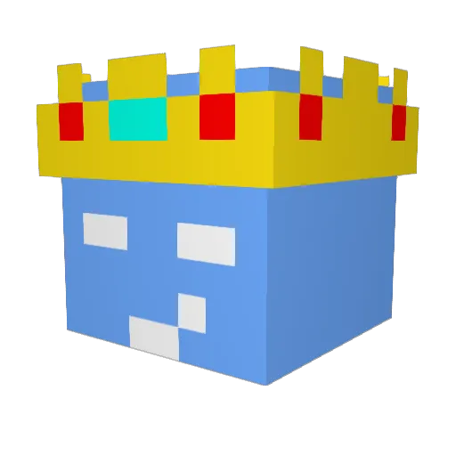 S7VEN_pt Minecraft avatar head, 3D render