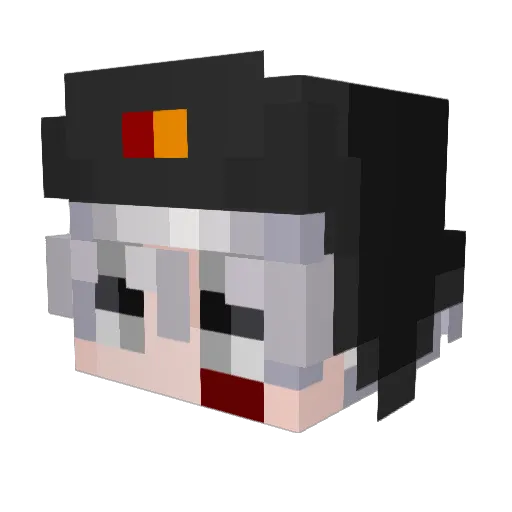 S7las Minecraft avatar head, 3D render