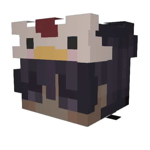 S7nny Minecraft avatar head, 3D render