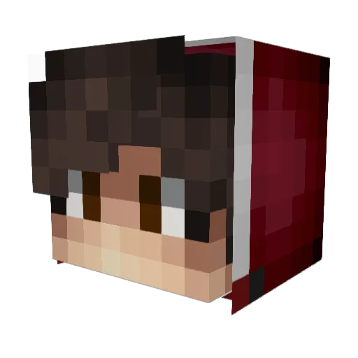 S8des Minecraft avatar head, 3D render