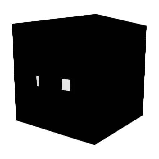 SAB727 Minecraft avatar head, 3D render