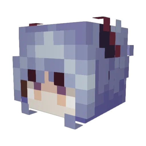 SABERBONE Minecraft avatar head, 3D render