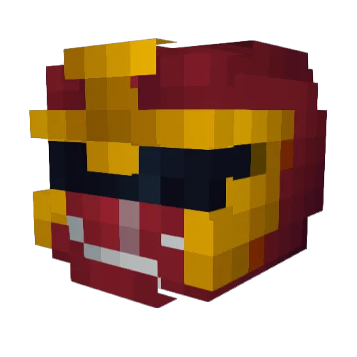 SABLEIVY Minecraft avatar head, 3D render