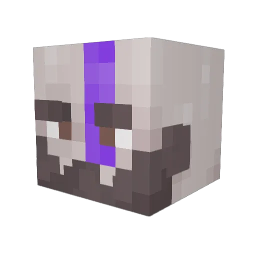 SADBOITOD Minecraft avatar head, 3D render