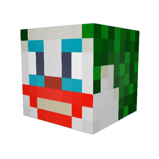 SAD_BOY96 Minecraft avatar head, 3D render