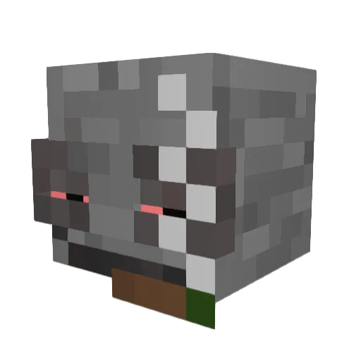 SADtanic Minecraft avatar head, 3D render