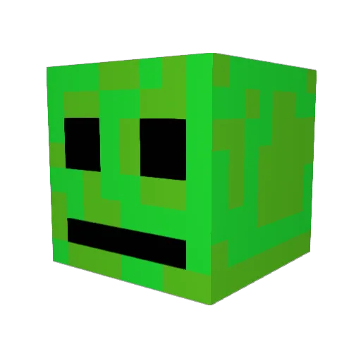 SAGAEXR Minecraft avatar head, 3D render