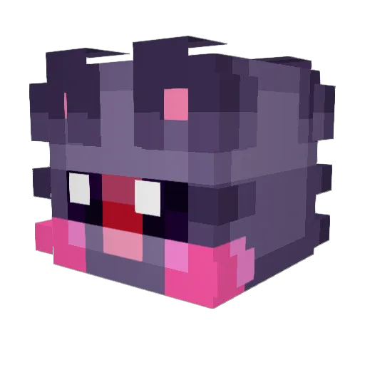 SAIMxCAN Minecraft avatar head, 3D render