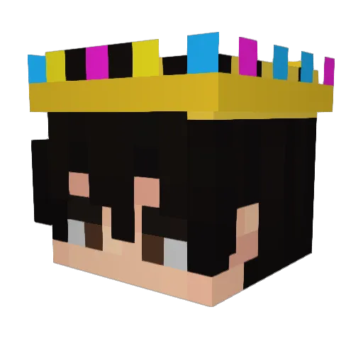 SAIYESH_YT Minecraft avatar head, 3D render