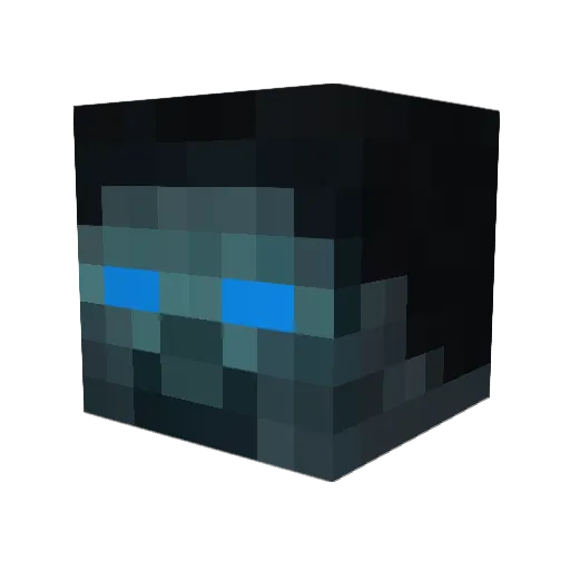 SAIkEvIn Minecraft avatar head, 3D render