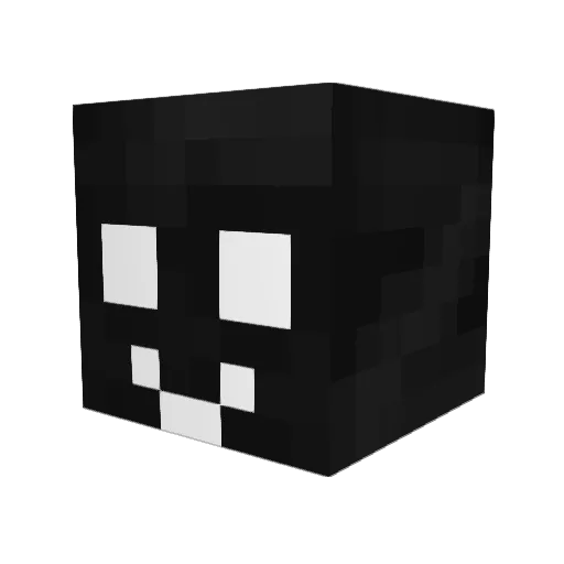 SAKOKER Minecraft avatar head, 3D render