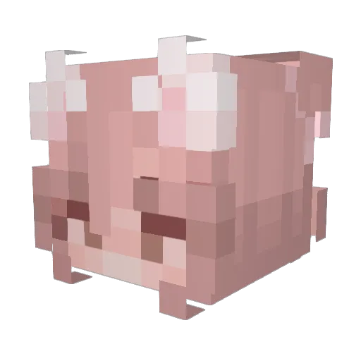 SAKU_RA17 Minecraft avatar head, 3D render