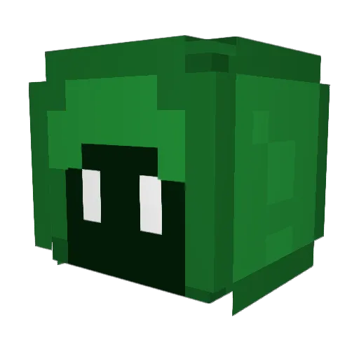 SALTYSAMOS Minecraft avatar head, 3D render