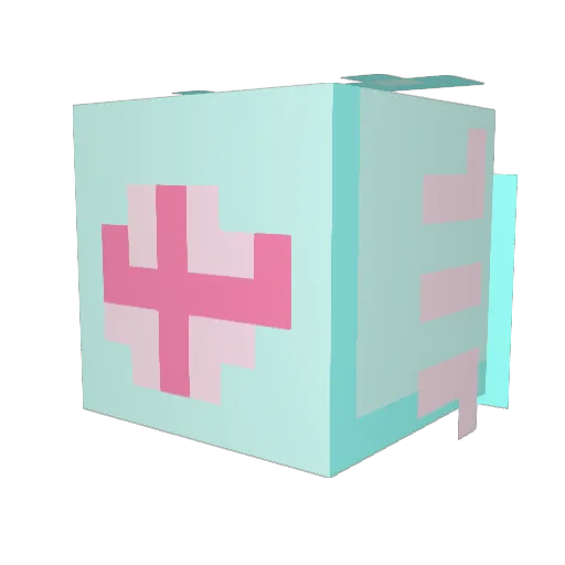 SALTZIE Minecraft avatar head, 3D render