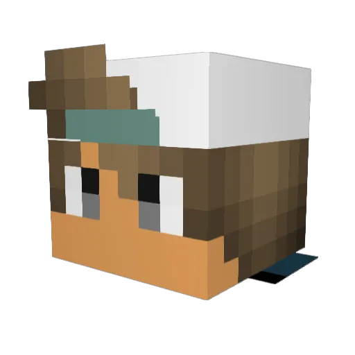 SALVATORE722 Minecraft avatar head, 3D render