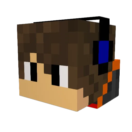 SALegoGuy Minecraft avatar head, 3D render