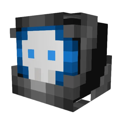 SAMMK3 Minecraft avatar head, 3D render