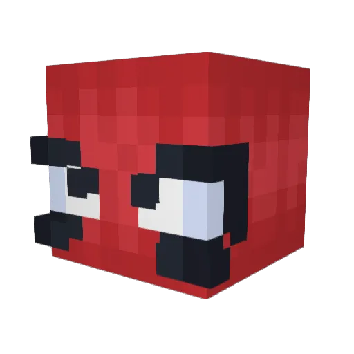 SAMPLEYO Minecraft avatar head, 3D render