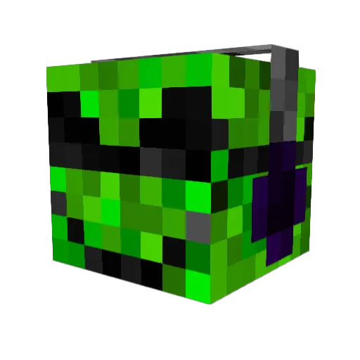 SAMWAITIN Minecraft avatar head, 3D render