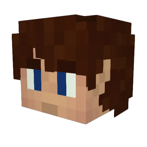 SAM_LE_CONNAUD Minecraft avatar head, 3D render