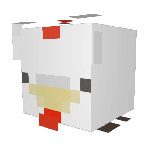 SAM_U_E_L Minecraft avatar head, 3D render
