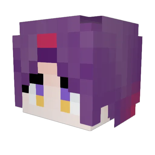 SANAAAAAAAAAAAA Minecraft avatar head, 3D render