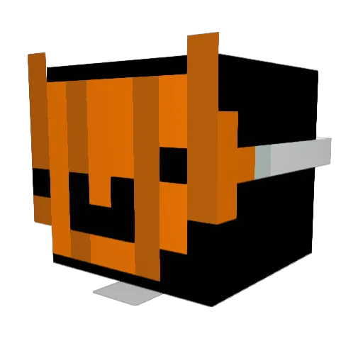 SANCT1TY Minecraft avatar head, 3D render