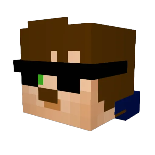 SANDALYE_K Minecraft avatar head, 3D render