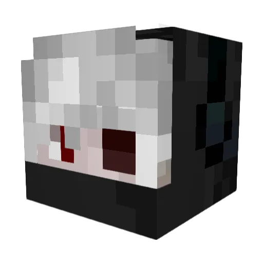 SANJI_17 Minecraft avatar head, 3D render