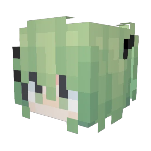 SANKIMIAO Minecraft avatar head, 3D render