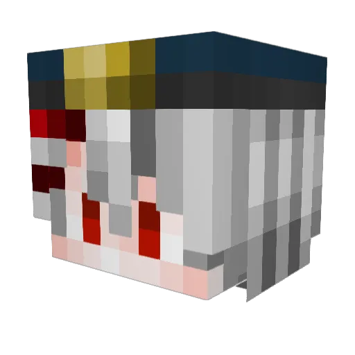SANO_ExE Minecraft avatar head, 3D render