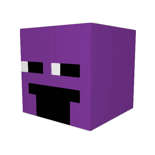 SANTI467 Minecraft avatar head, 3D render
