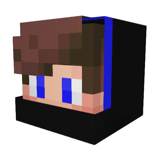 SANTIAGO_MSN Minecraft avatar head, 3D render