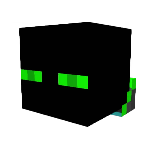 SANZ10 Minecraft avatar head, 3D render