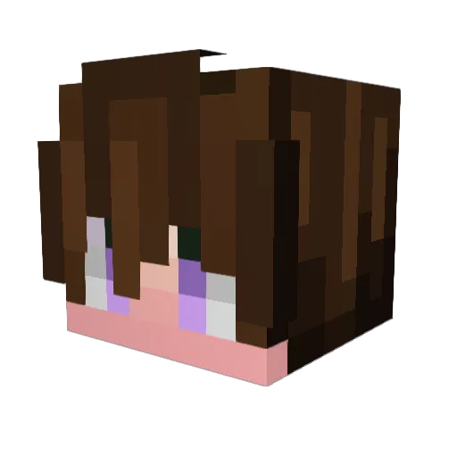 SAPEXx_ Minecraft avatar head, 3D render