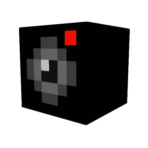 SAPSCAM Minecraft avatar head, 3D render