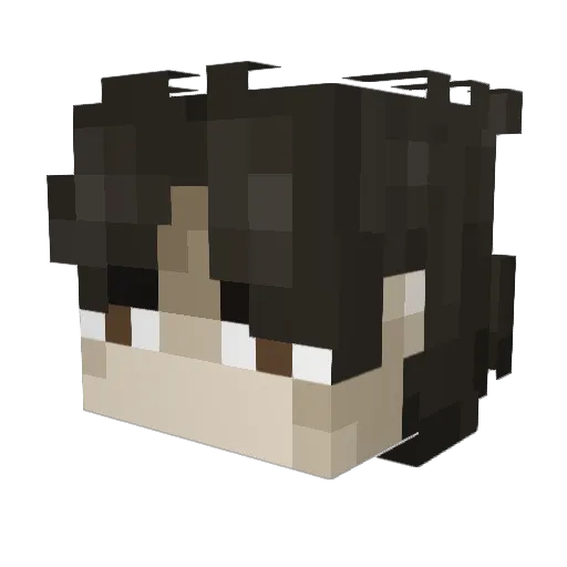 SARDEllKA Minecraft avatar head, 3D render