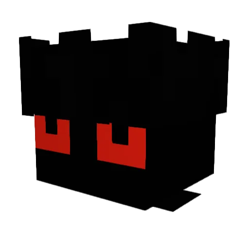 SASEX Minecraft avatar head, 3D render