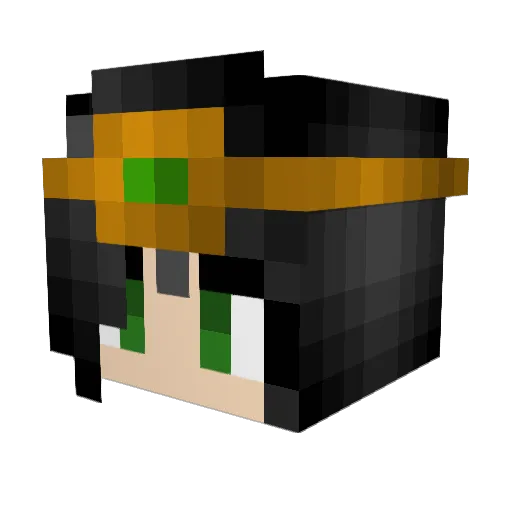 SASSYTEASER Minecraft avatar head, 3D render