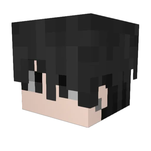 SATOSATO223 Minecraft avatar head, 3D render