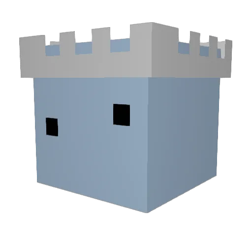 SAVINGBOX Minecraft avatar head, 3D render