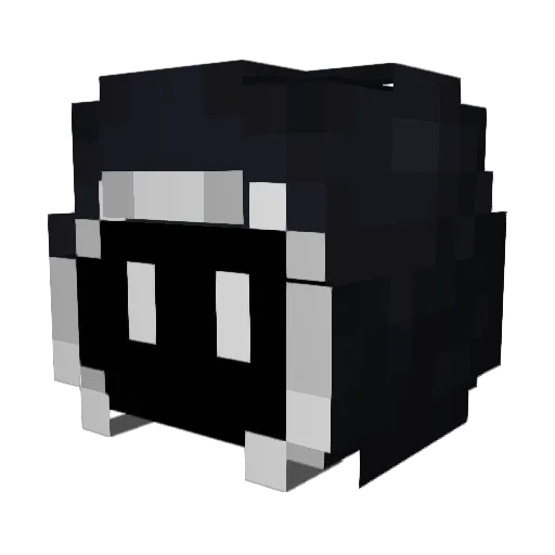 SAVOI4 Minecraft avatar head, 3D render