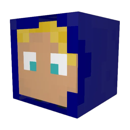 SAngel_ Minecraft avatar head, 3D render