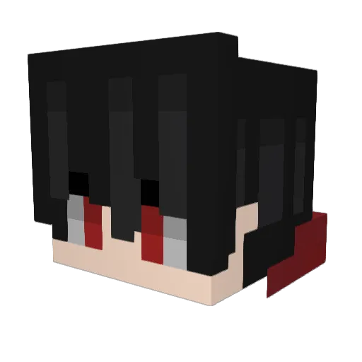 SAnnTiGF Minecraft avatar head, 3D render